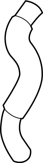 View 1626224010 Engine Coolant Hose Full-Sized Product Image