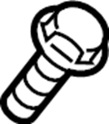 View 9155180614 Exhaust Manifold Heat Shield Bolt (Upper, Lower) Full-Sized Product Image