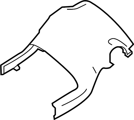 View 4528612670C0 Steering Column Cover (Upper, Lower) Full-Sized Product Image