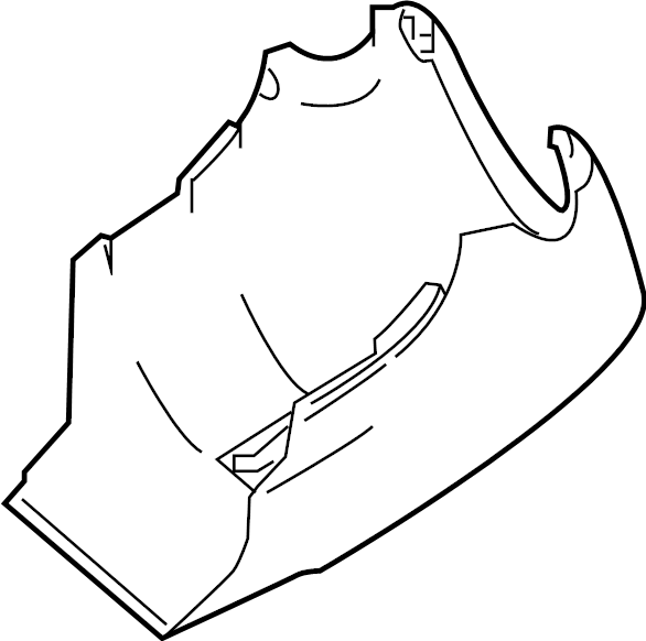 View 4502412110C0 Steering Column Cover (Upper, Lower) Full-Sized Product Image