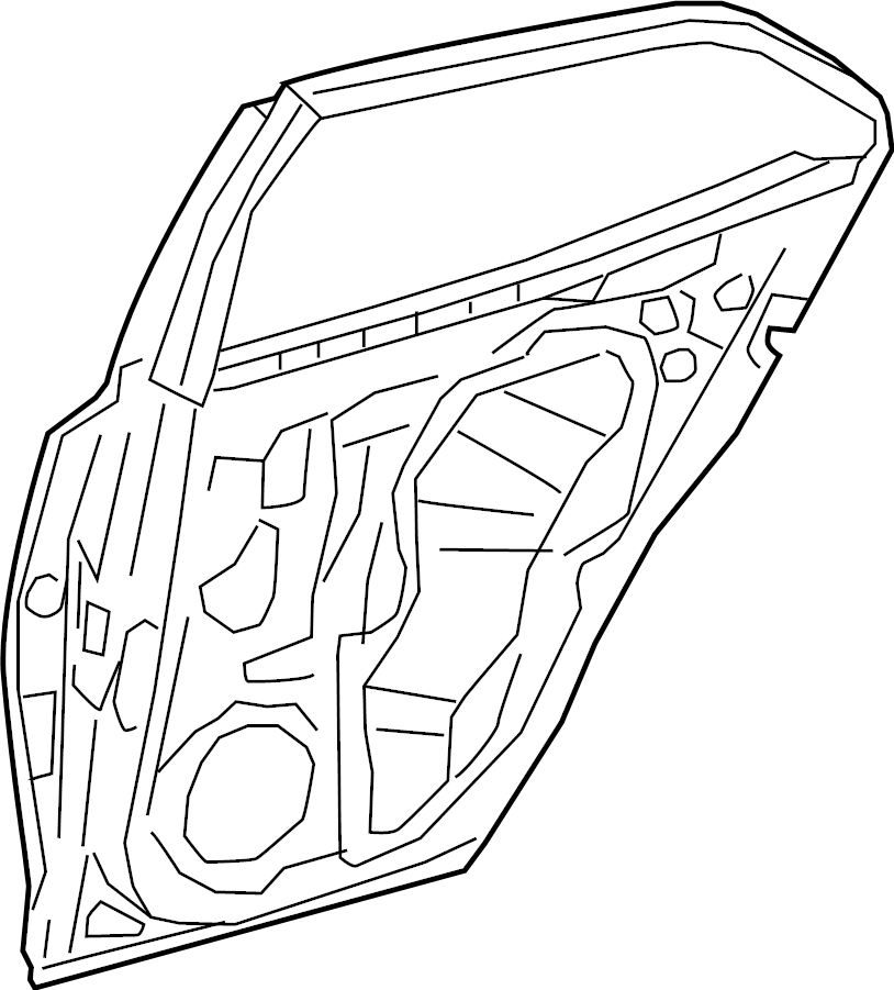View 6700412B90 Door Shell (Rear) Full-Sized Product Image