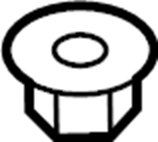 View 90182A0034 Nut. Shield. (Front, Rear, Upper, Lower) Full-Sized Product Image