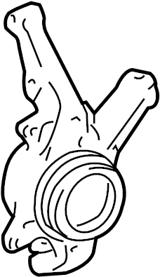 View 4321221040 Steering Knuckle (Left) Full-Sized Product Image