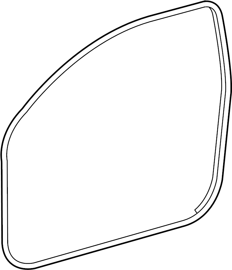 View 6231121070B1 WEATHERSTRIP, FRONT DOOR OPENING TRIM, RH Full-Sized Product Image