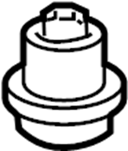View 5227521030 CUSHION, REAR SUSPENSION MEMBER BODY MOUNTING, REAR Full-Sized Product Image