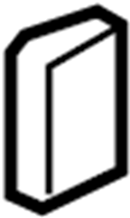 View 7512902020 Stopper. Lift. Gate. Bumper. (Rear, Lower) Full-Sized Product Image