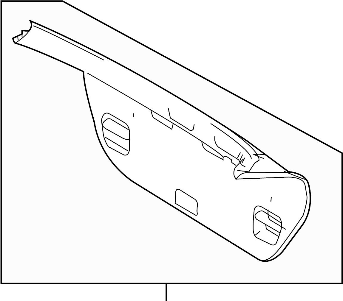 View 6775021060B0 BOARD ASSY, BACK DOOR TRIM Full-Sized Product Image