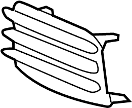 View 5243821020 Bumper Cover Spacer Panel (Front) Full-Sized Product Image