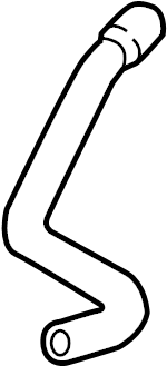 View 1626136020 Engine Coolant Overflow Hose Full-Sized Product Image