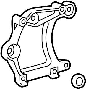 View 125020V040 A/C Compressor Bracket Full-Sized Product Image