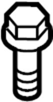 View 90105A0158 Engine Mount Bolt (Front) Full-Sized Product Image