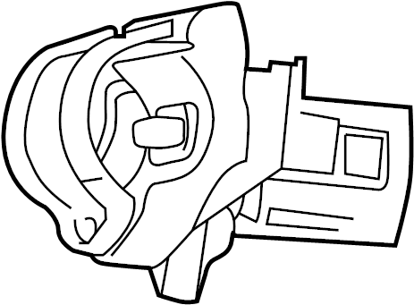 View 4528042130 Bracket. Column. Lock. Steering. (Upper) Full-Sized Product Image