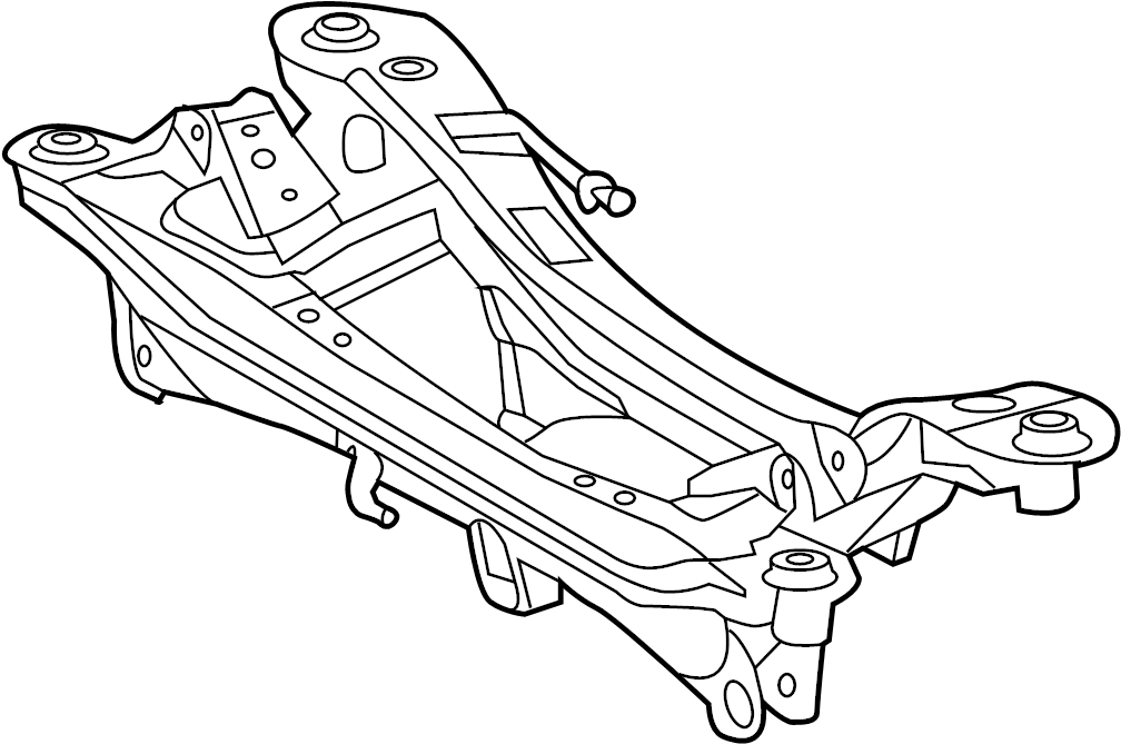 View 5120612161 Suspension Subframe Crossmember (Rear) Full-Sized Product Image