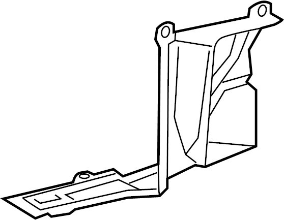 View 51444F4010 Radiator Support Splash Shield (Front) Full-Sized Product Image