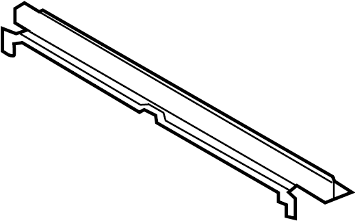 View 165940T050 Radiator Air Seal (Upper) Full-Sized Product Image