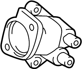 View 1632337040 Engine Coolant Thermostat Housing Full-Sized Product Image