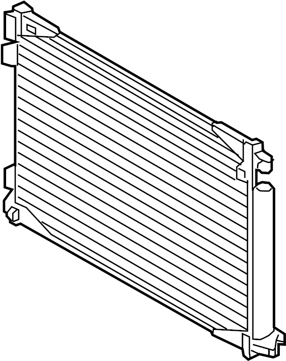 View 88450F4011 A/C Condenser Full-Sized Product Image