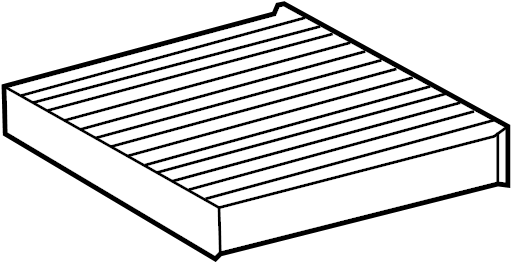 View 871390R030 CABIN AIR FILTER (W/O CHARCOAL) Full-Sized Product Image
