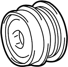 View 274150T011 Alternator Pulley Full-Sized Product Image