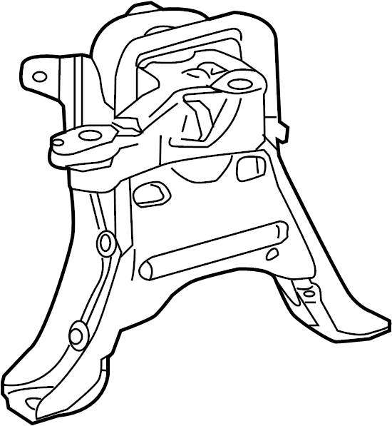 View 123050T341 Engine Mount (Front, Rear) Full-Sized Product Image