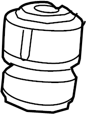 View 4833110110 Suspension Strut Bumper (Front) Full-Sized Product Image