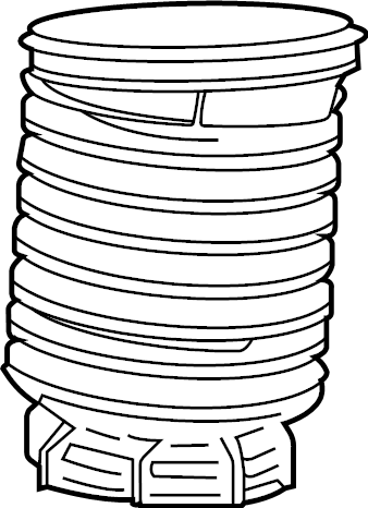 View 48559F4011 Suspension Strut Bellows (Upper) Full-Sized Product Image