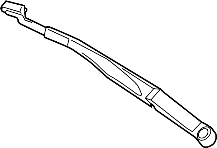 View 85221F4040 Windshield Wiper Arm (Left, Front) Full-Sized Product Image