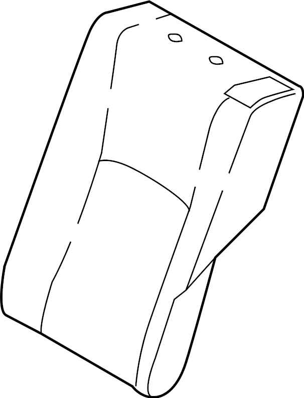 View 7107810A40C1 Seat Back Cushion Cover (Rear) Full-Sized Product Image