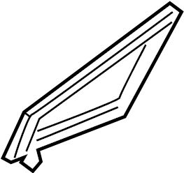 View 68216F4011 Vent Window Weatherstrip (Front) Full-Sized Product Image