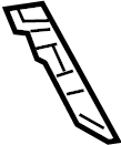 View 75766F4010 Door Reveal Molding (Rear) Full-Sized Product Image