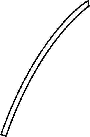 View 538510C080 Wheel Arch Molding Seal (Front) Full-Sized Product Image