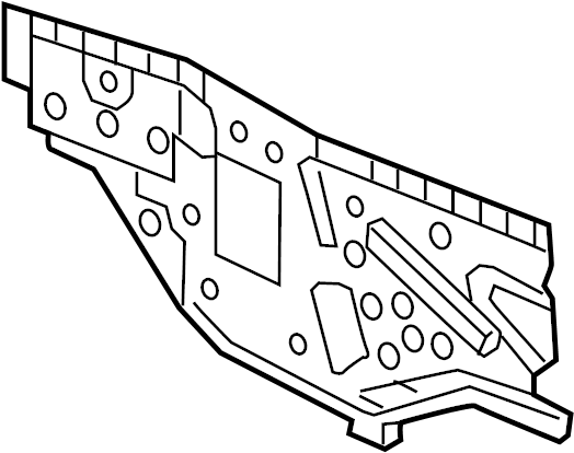 View 5838310030 Rear Body Reinforcement (Rear, Lower) Full-Sized Product Image