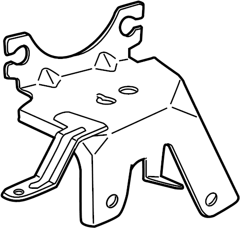 View 4459052170 ABS Modulator Bracket Full-Sized Product Image