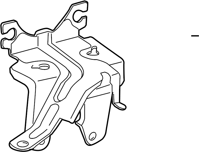 View 4459052210 ABS Modulator Bracket Full-Sized Product Image