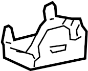 View 8266352060 Fuse Box Cover (Lower) Full-Sized Product Image