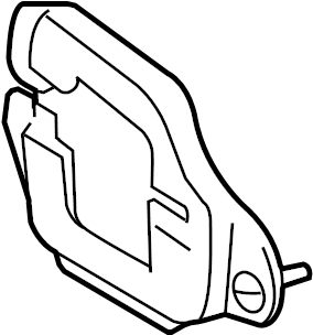 View 1236540010 Engine Mount Bracket (Rear) Full-Sized Product Image