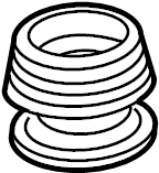 View 4860952100 Suspension Strut Mount (Front, Upper) Full-Sized Product Image