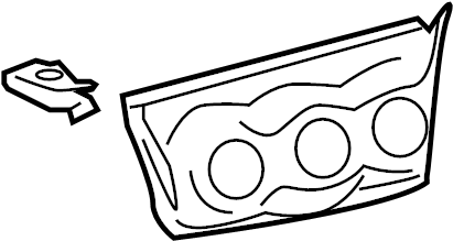 View 5540652191B1 Instrument Panel Cover (Lower) Full-Sized Product Image