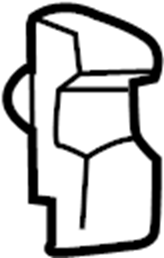 View 7317852020B2 Seat Belt Anchor Plate Cover (Upper, Lower) Full-Sized Product Image