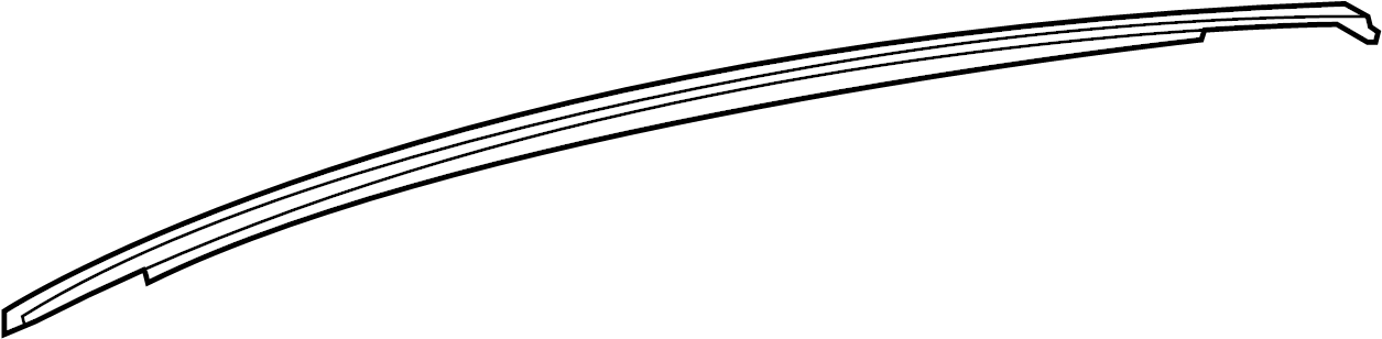 View 7555252150 MOULDING, ROOF DRIP SIDE FINISH, LH Full-Sized Product Image