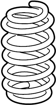 View 4823152D21 SPRING, COIL, REAR LH; SPRING, COIL, REAR RH Full-Sized Product Image