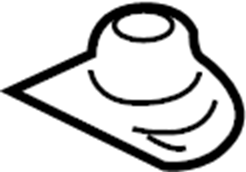 View 5573852060 Hood Stop Buffer (Right, Upper) Full-Sized Product Image