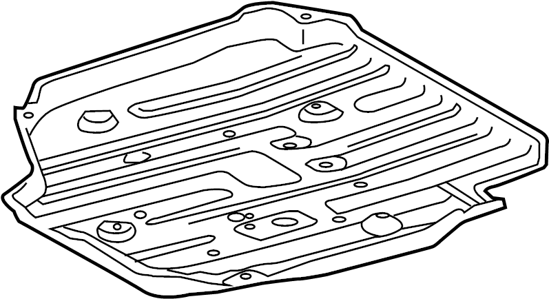 View 7760674011 Tank. Shield. Fuel. Protector. Skid Plate. SUB - Assembly.  Full-Sized Product Image
