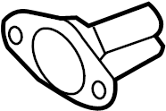 View SU00300114 Engine Coolant Thermostat Housing Full-Sized Product Image