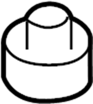 View SU00300357 Suspension Control Arm Bushing (Front, Lower) Full-Sized Product Image