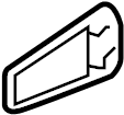 View SU00301614 Exterior Door Handle Gasket (Front) Full-Sized Product Image