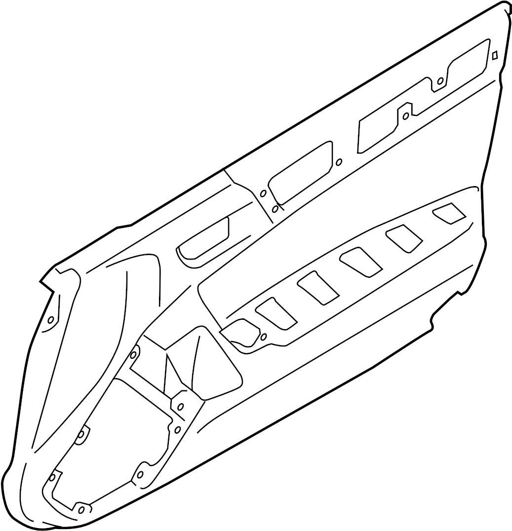 View SU00304422 Door Interior Trim Panel (Right, Front) Full-Sized Product Image