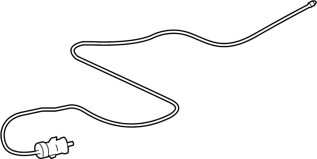 View SU00301405 Fuel Filler Door Release Cable (Left) Full-Sized Product Image