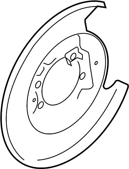 View SU00300641 Brake. Plate. (Left) Full-Sized Product Image