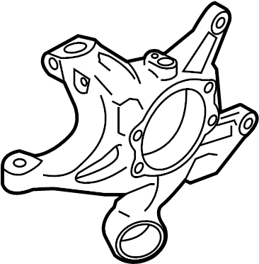 View SU00300784 Knuckle. Carrier, Axle. Housing Assembly. Steering. Suspension. (Left, Right) Full-Sized Product Image